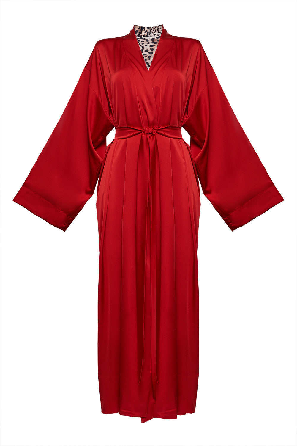 Kasumi Leo red kimono robe by Komarova