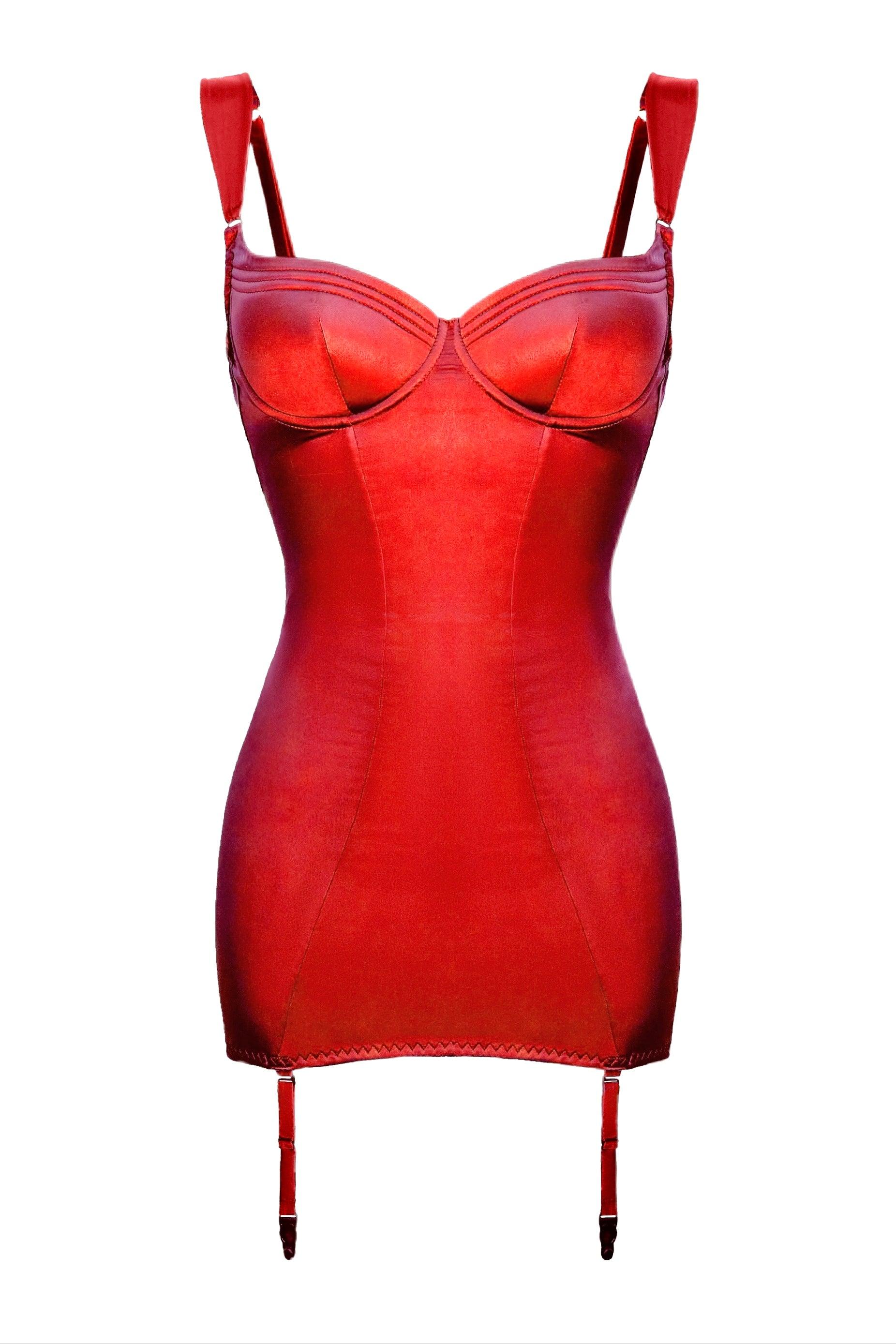 Cymothoe Red garter dress