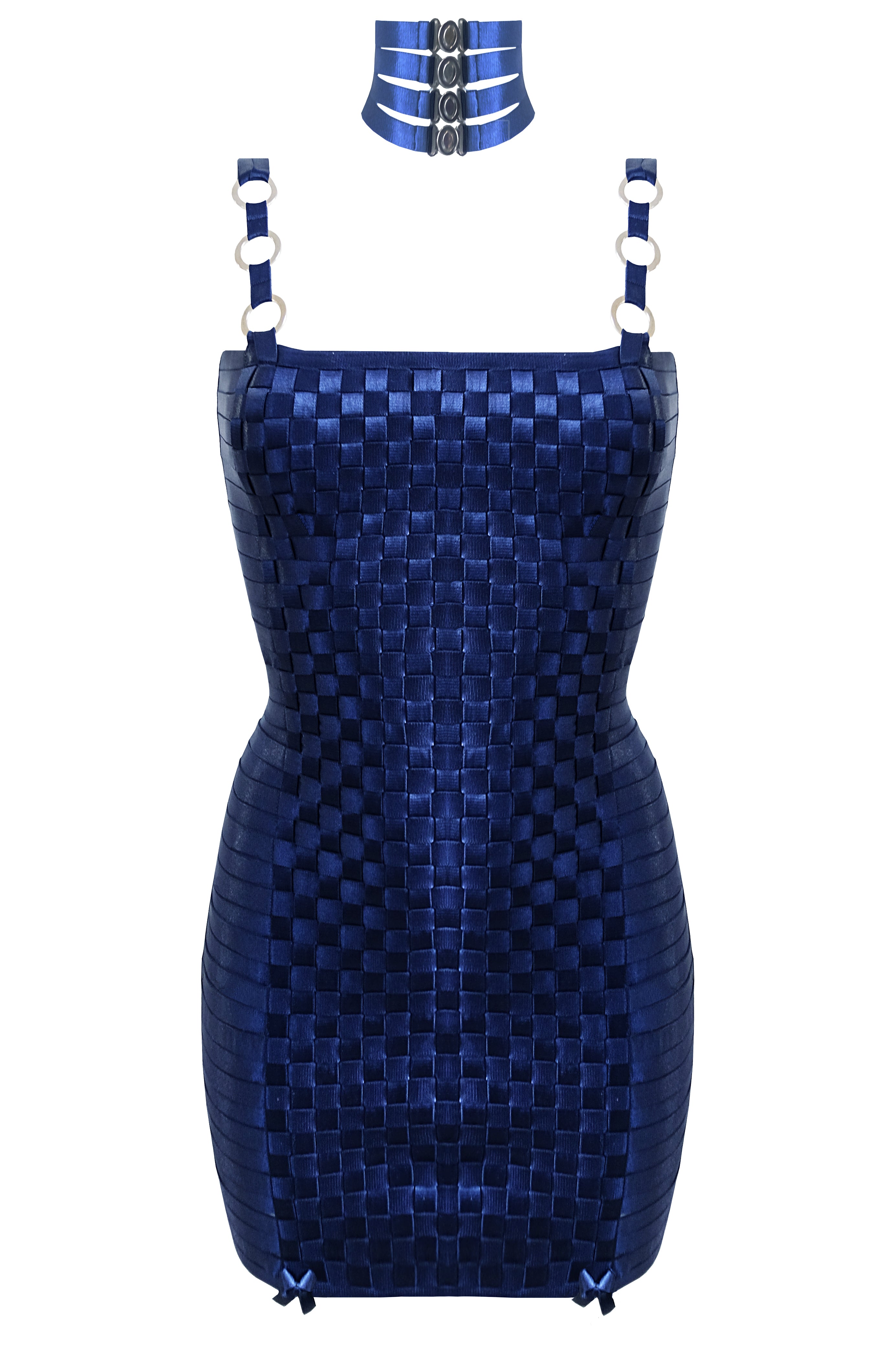 blue dress bondage Chinese bondage