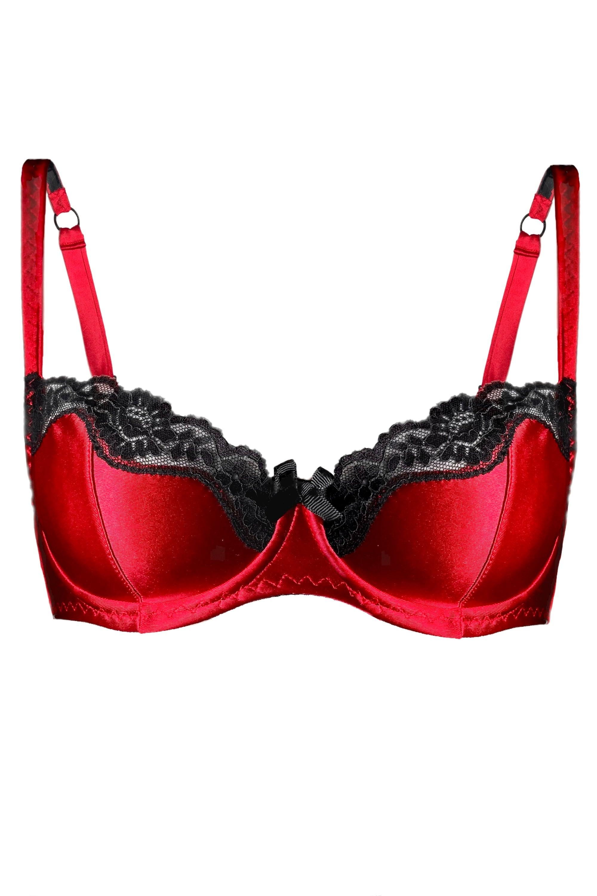 Joli Gloss red-black bra – yesUndress