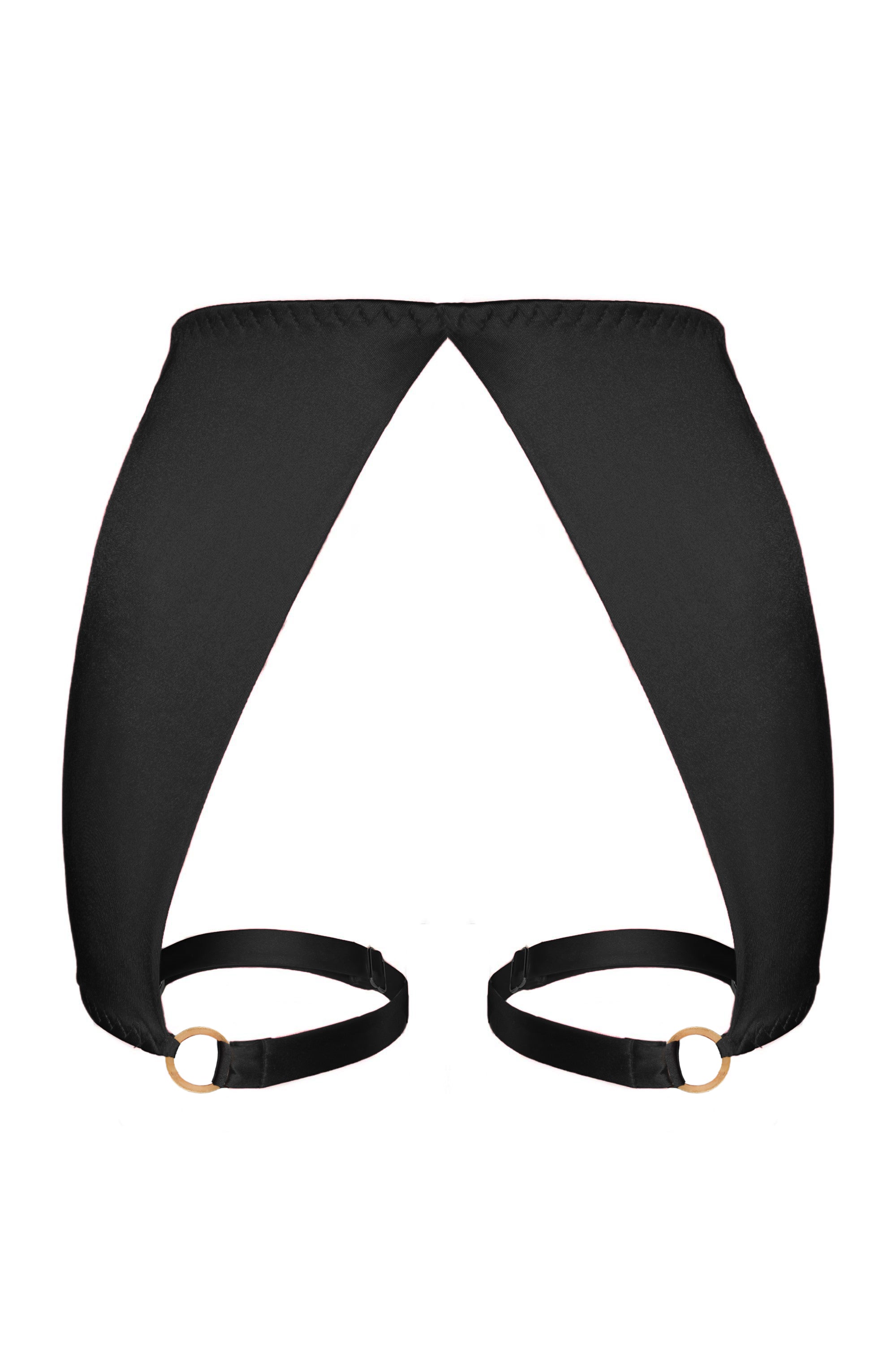 Moulin Rouge Black none-garter belt