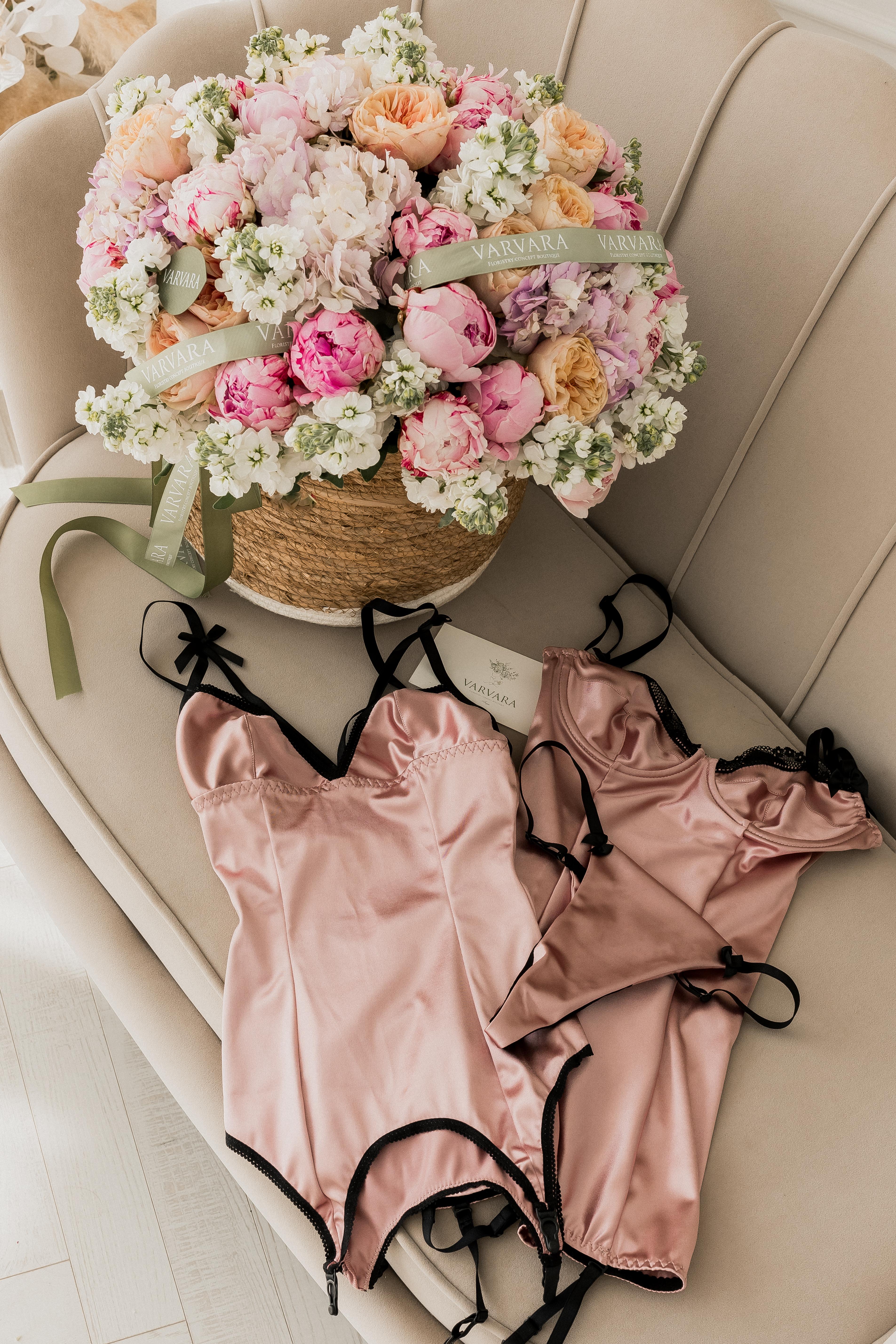 Lupessa pink garter dress