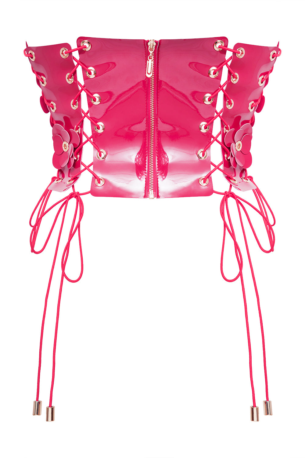 Pansy Fuchsia open corset Secret Room