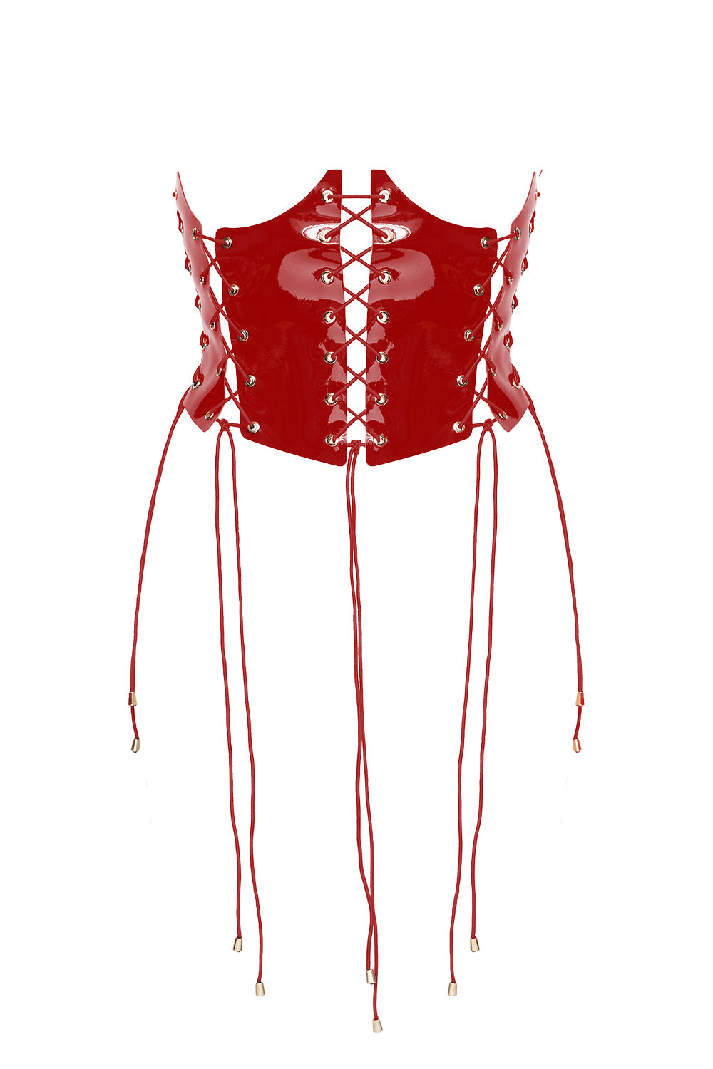 Cabaret Red open corset by Secret Room