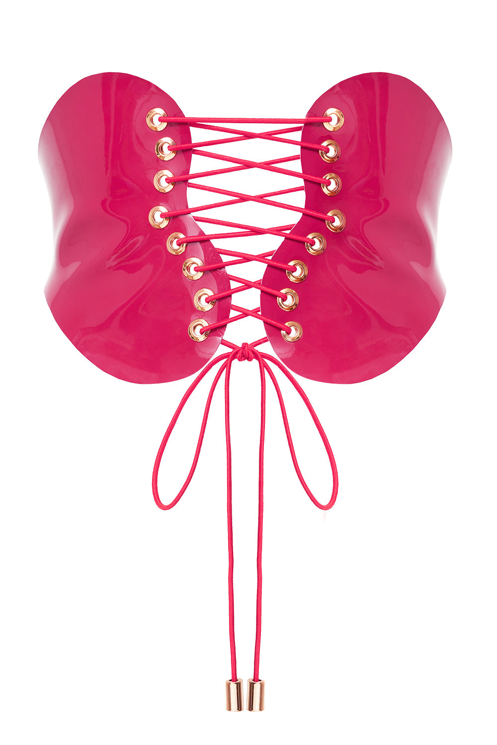 Hearts Fuchsia corset belt by Secret Room