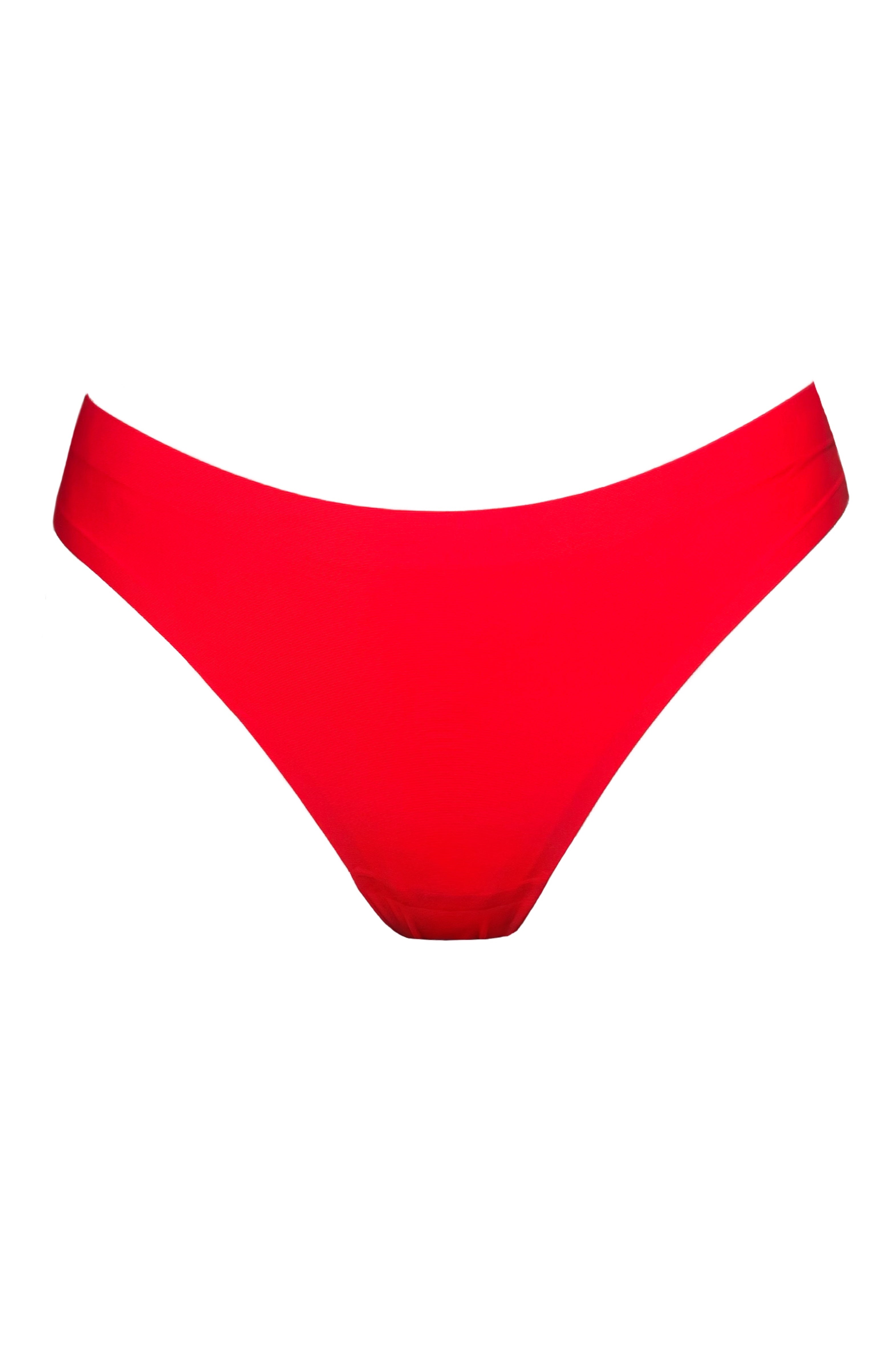 Lucy red seamless brazilian panties