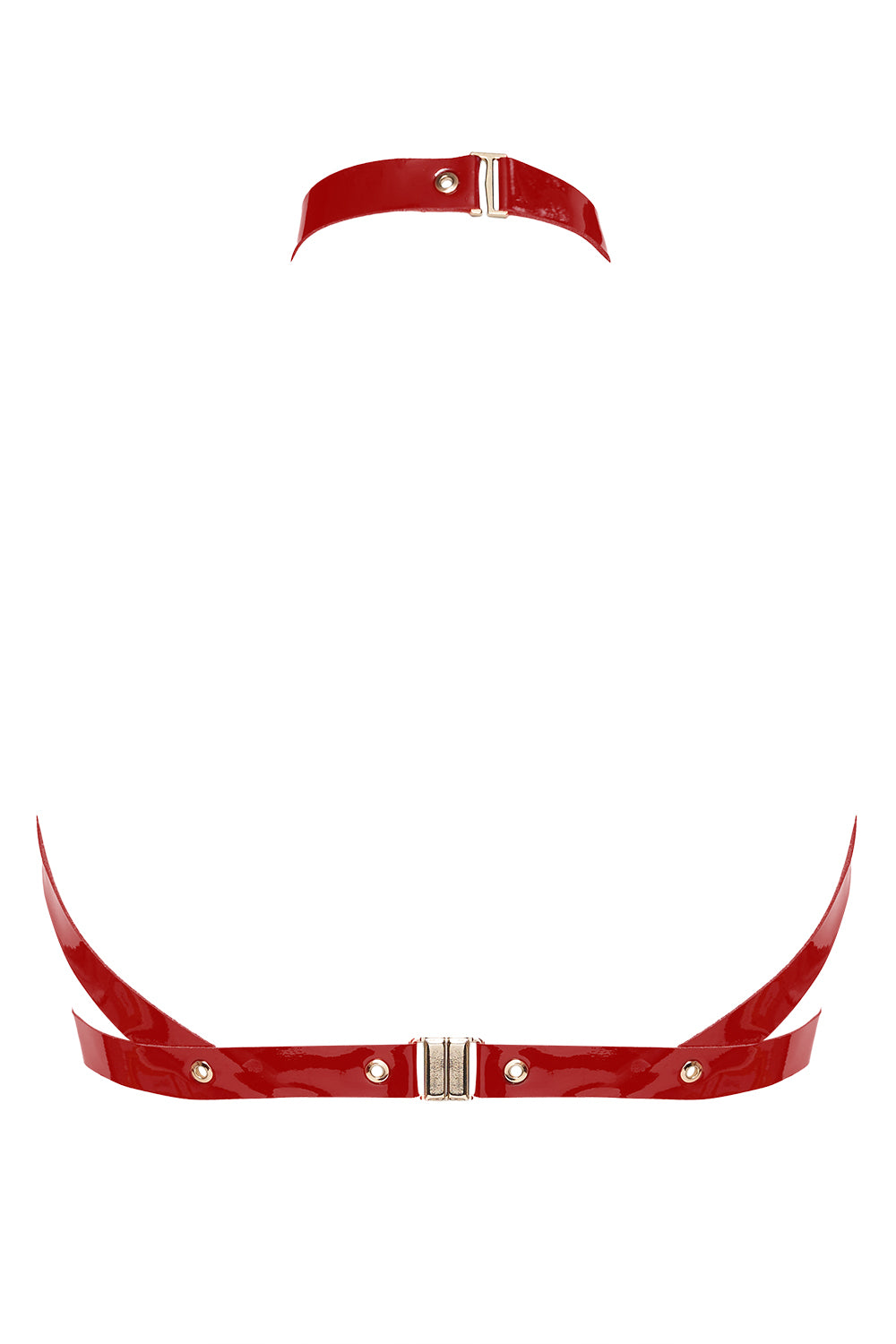 Punk Red open belt by Secret Room