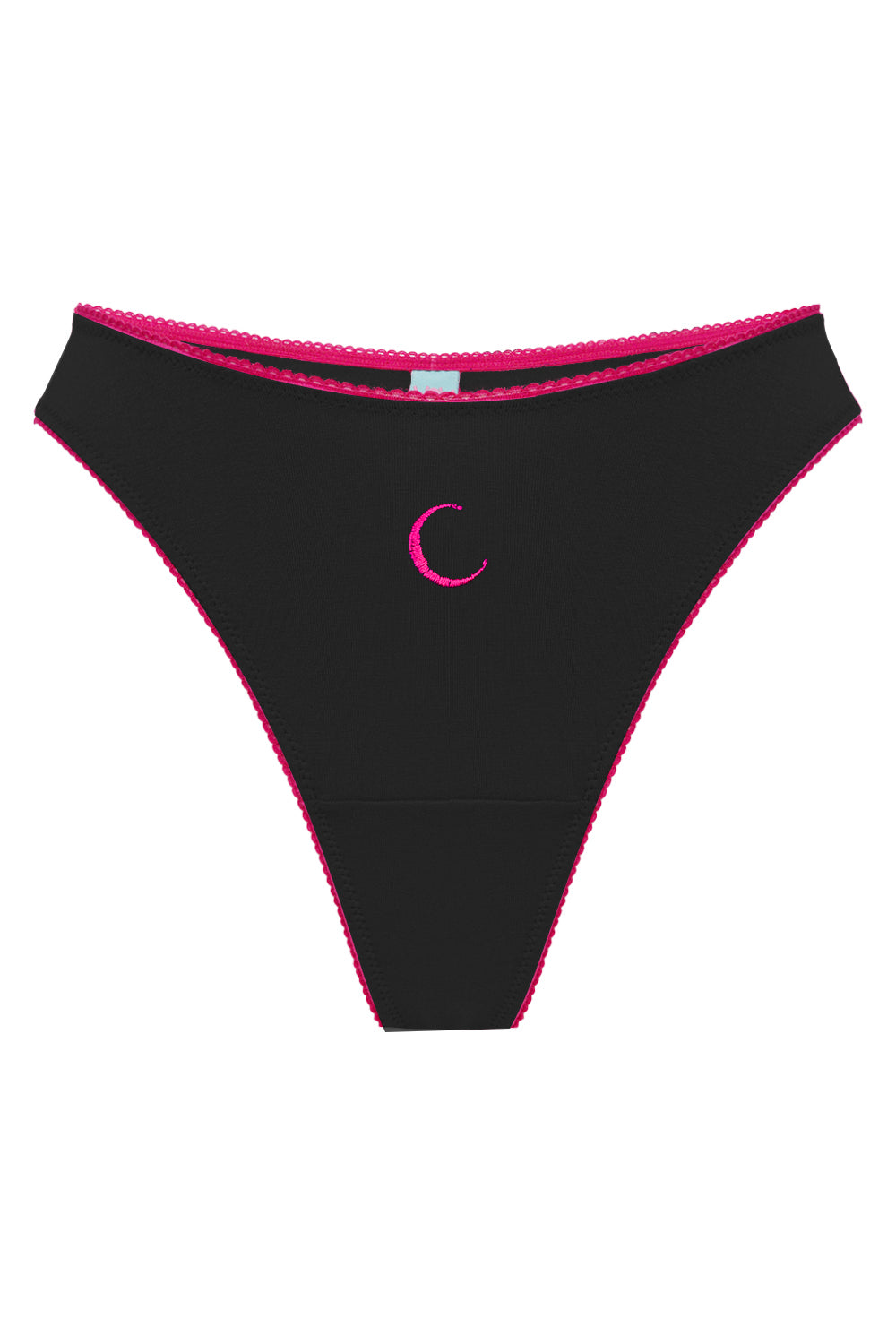 Mandy Lunar Black thongs for YULIA NELSON