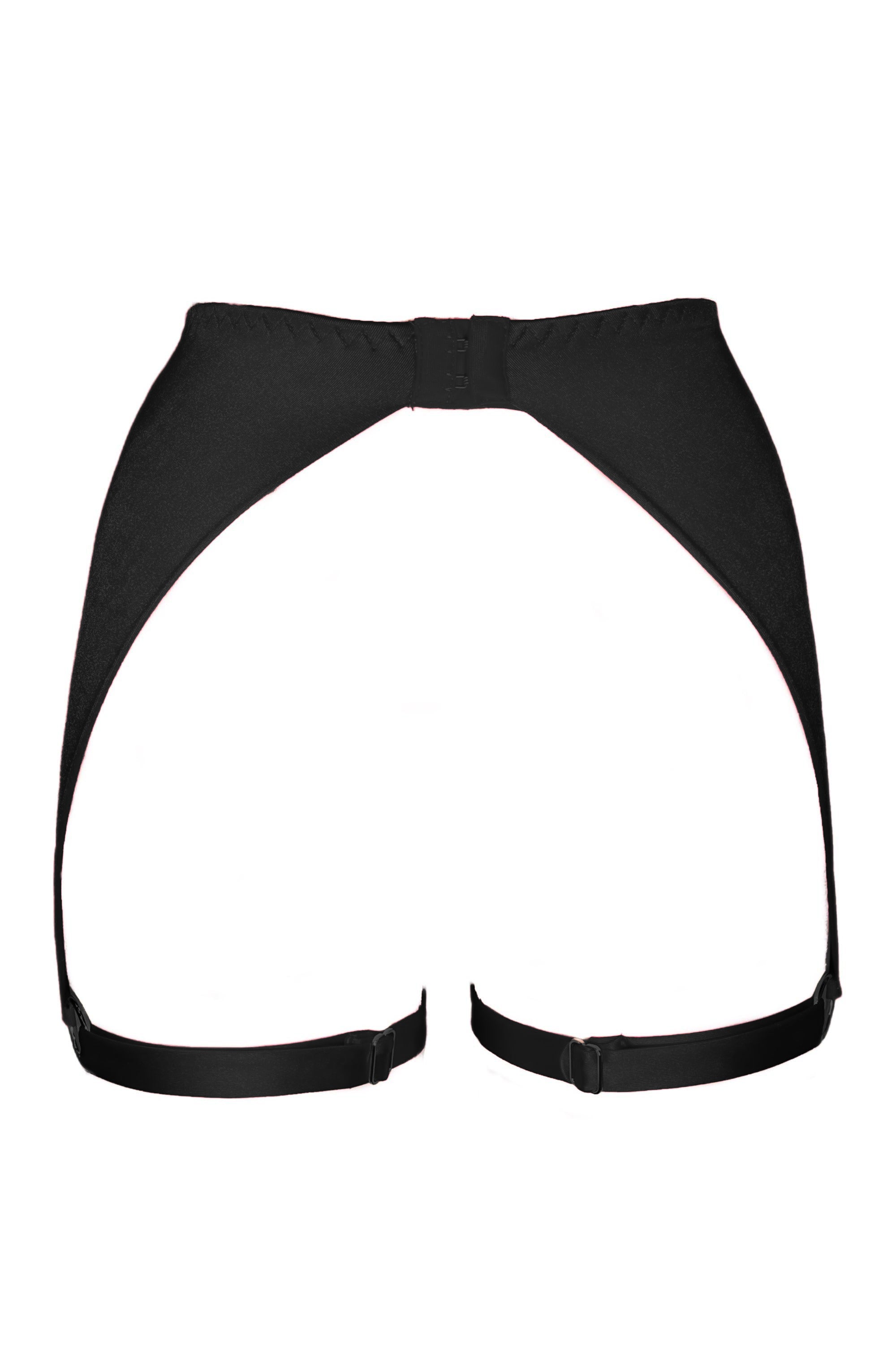 Moulin Rouge Black none-garter belt