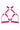 Geoma Fuchsia halter bra by Secret Room