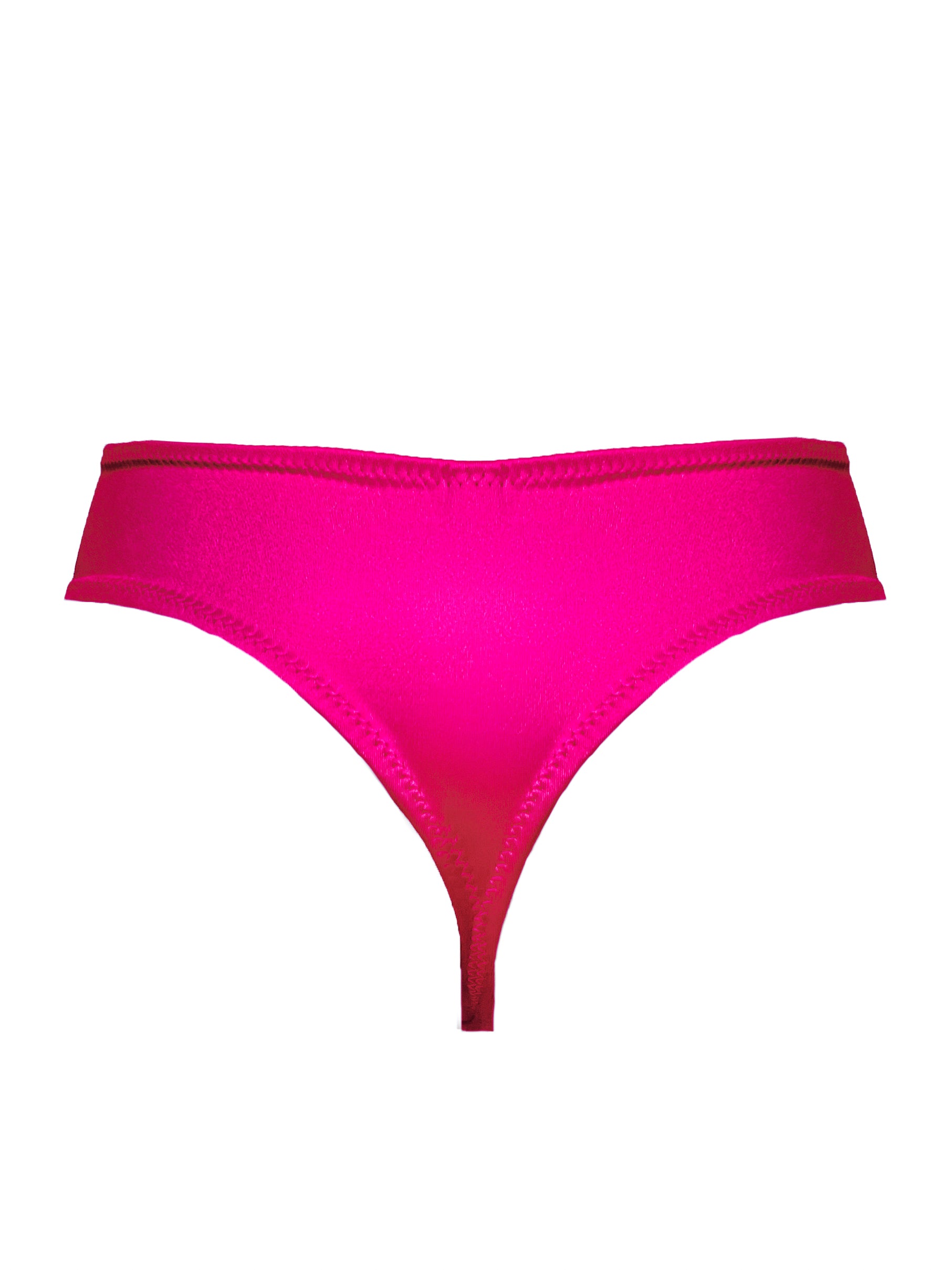 Yulia Fuchsia mid-waisted thongs for YULIA NELSON
