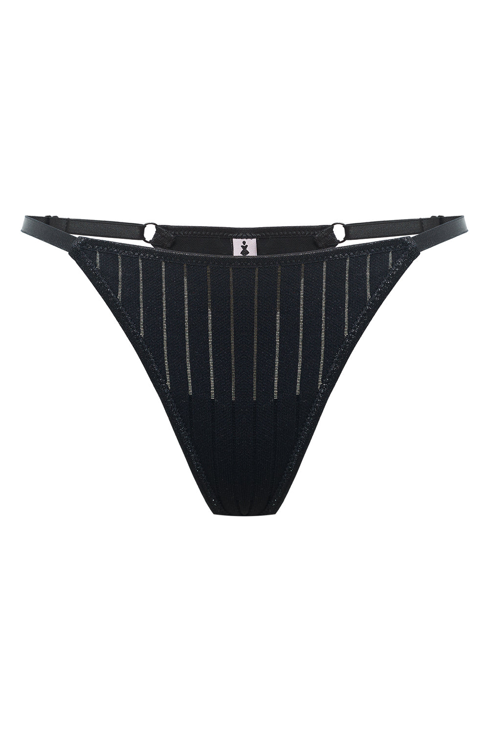 Lindy black ultra thongs