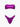 Amelita metallic violet bikini top