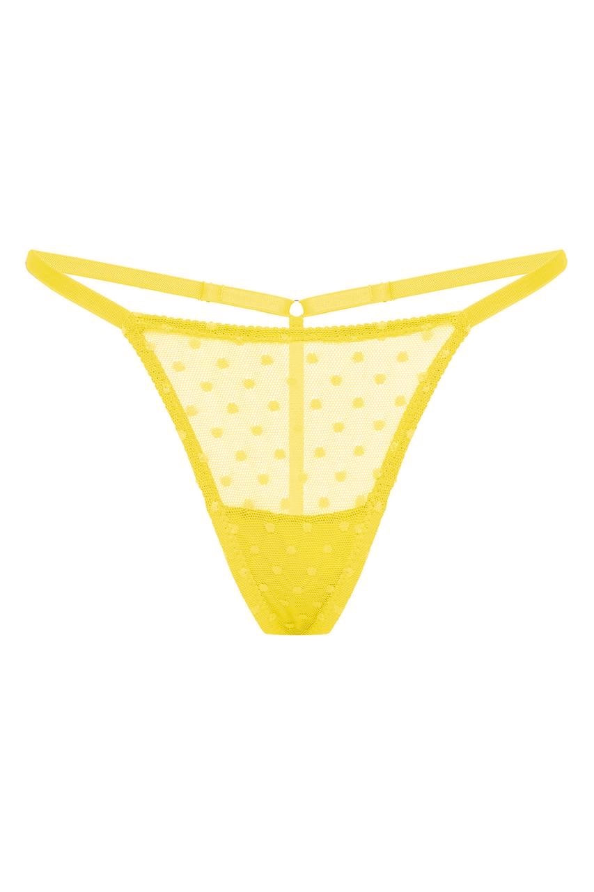 Mimi Yellow dots ultra thongs