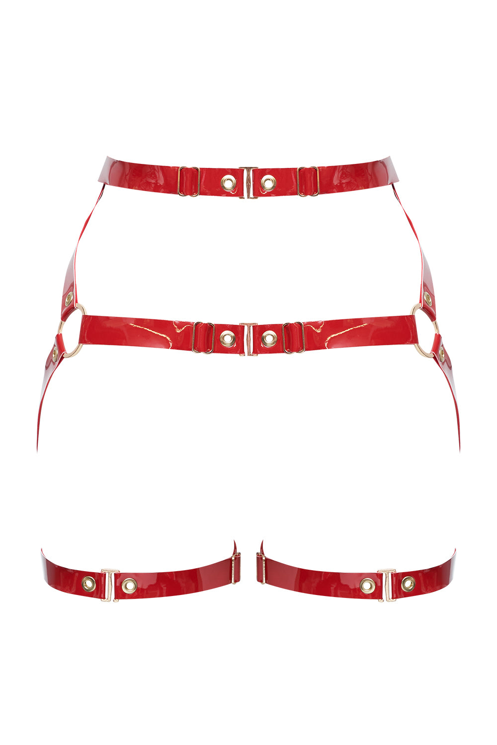 Geoma Red open belt by Secret Room