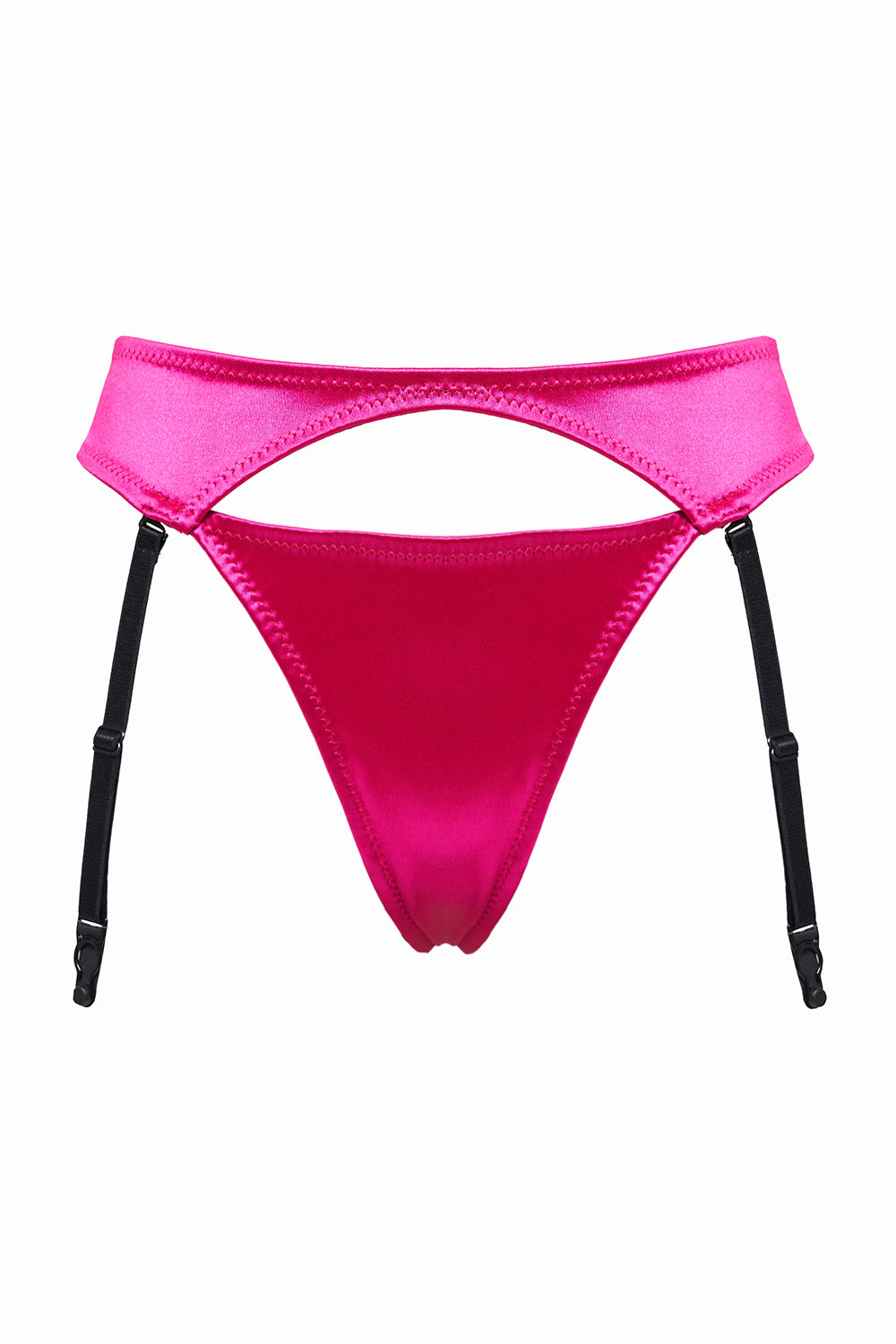 Yulia Fuchsia garter panties for YULIA NELSON