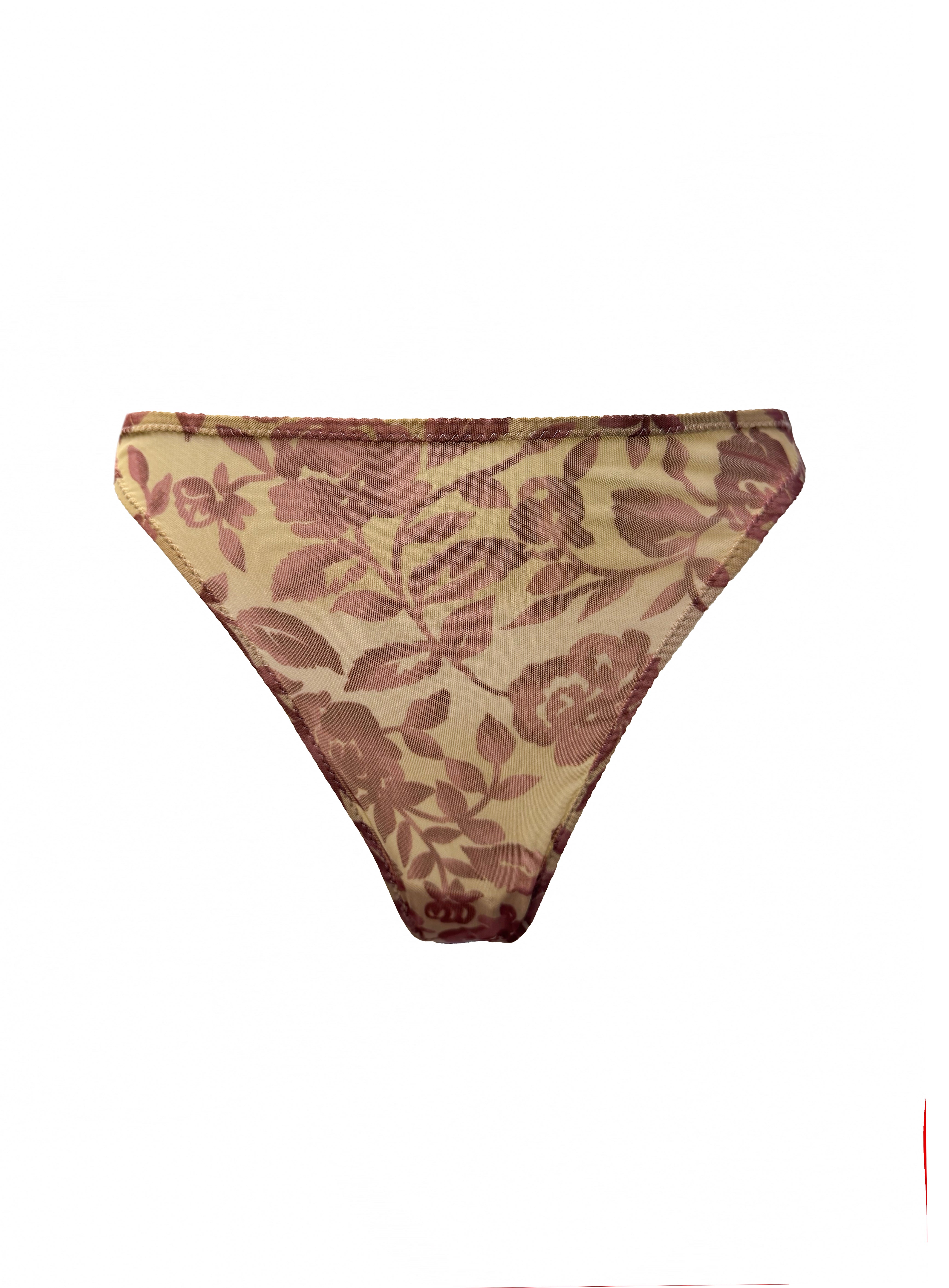 Sandra Floral high-waisted slip panties
