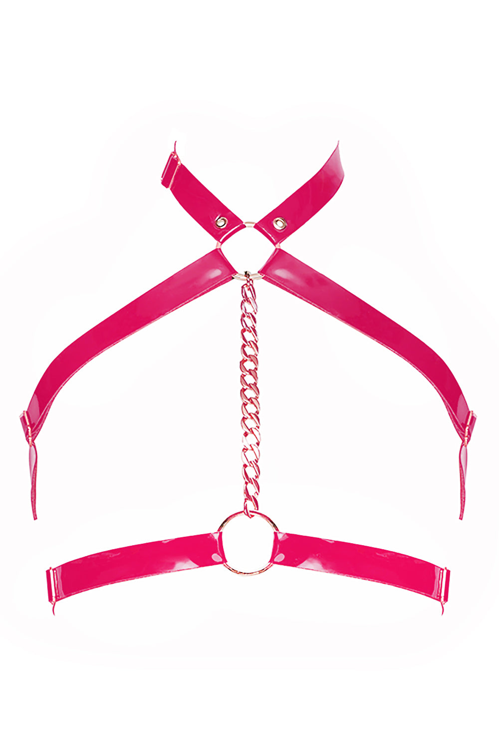 Punk Fuchsia open belt by Secret Room