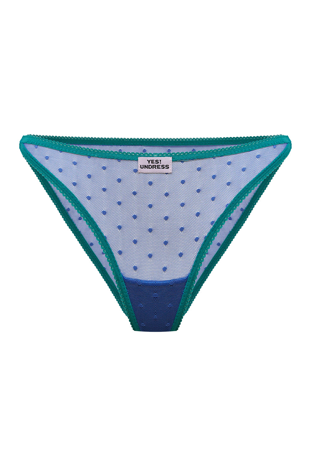 Amari blue dots slip panties