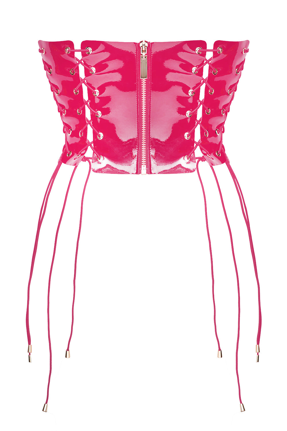 Cabaret Fuchsia open corset by Secret Room