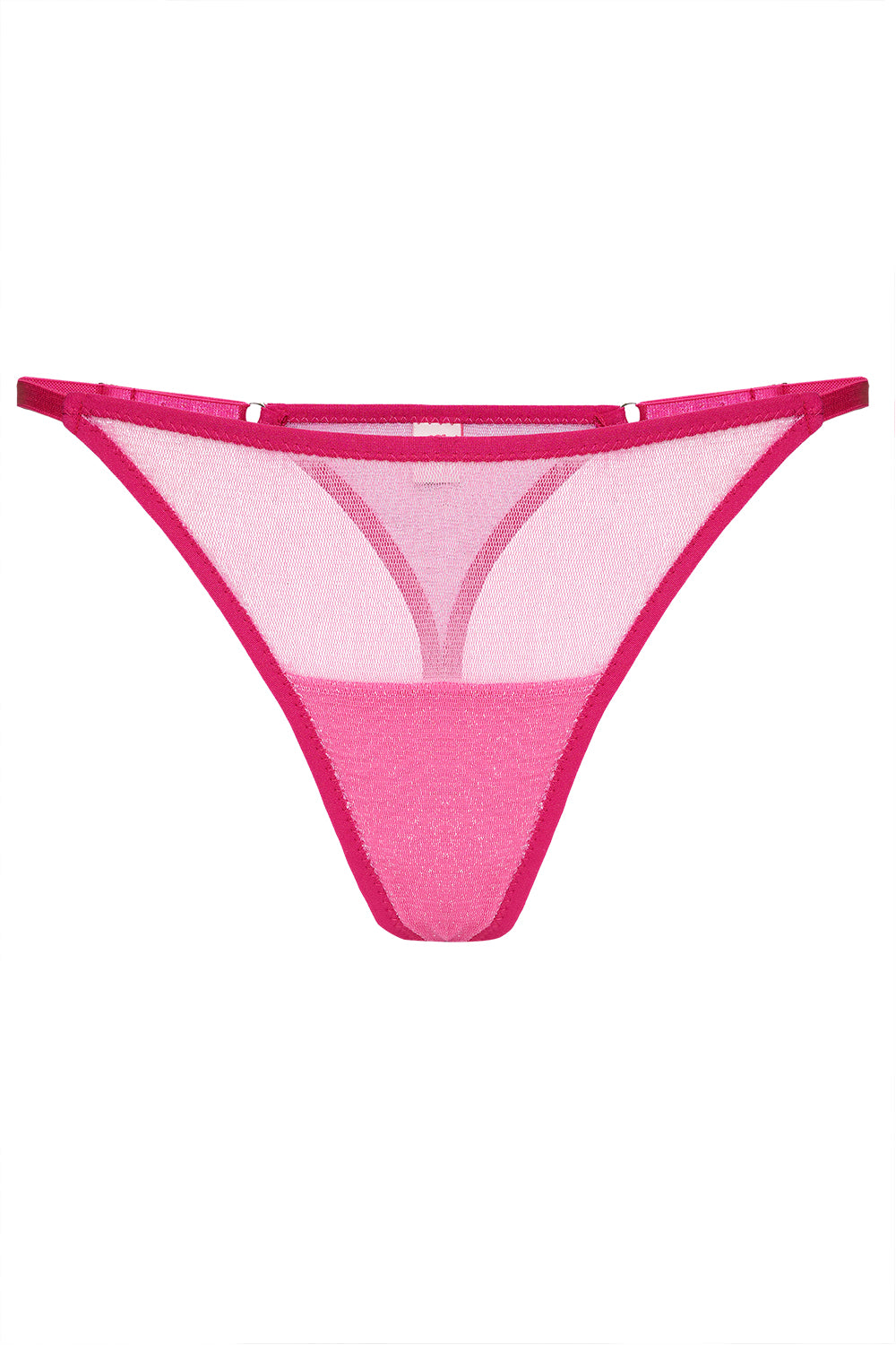 Wildly Pink Silver ultra thongs