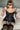 Valessa Gloss Black garter dress