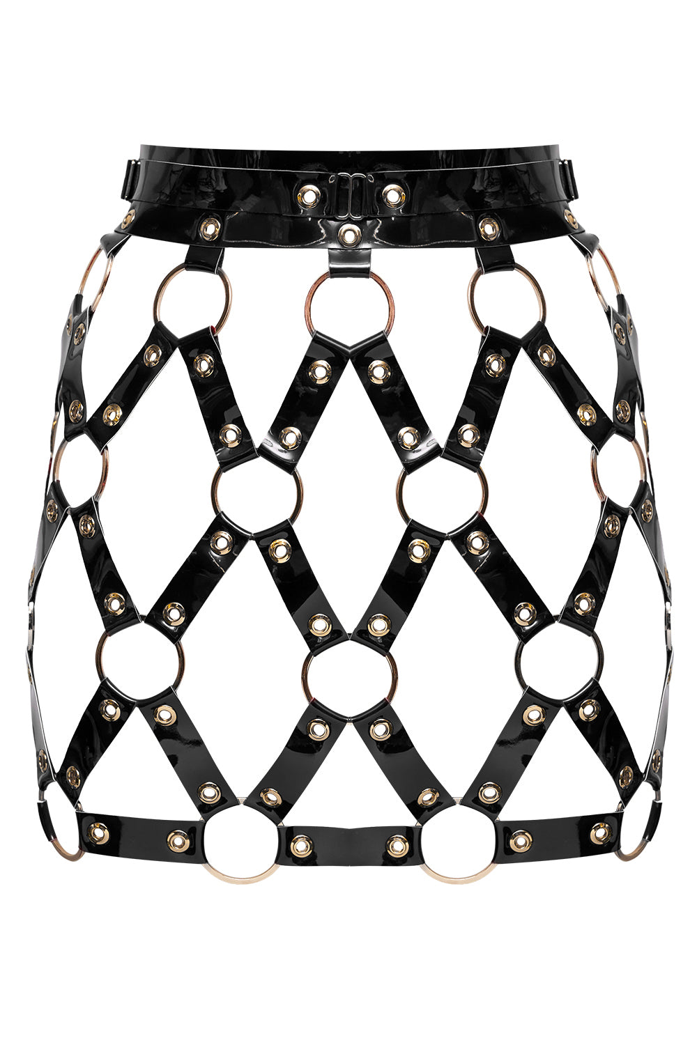 Tambourine Black open skirt by Secret Room