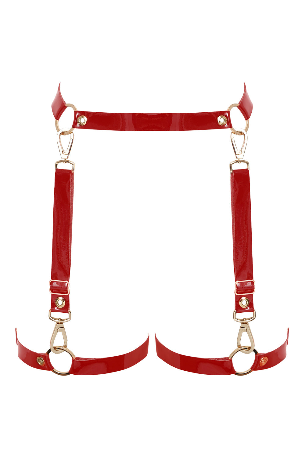 Larah Red open belt by Secret Room