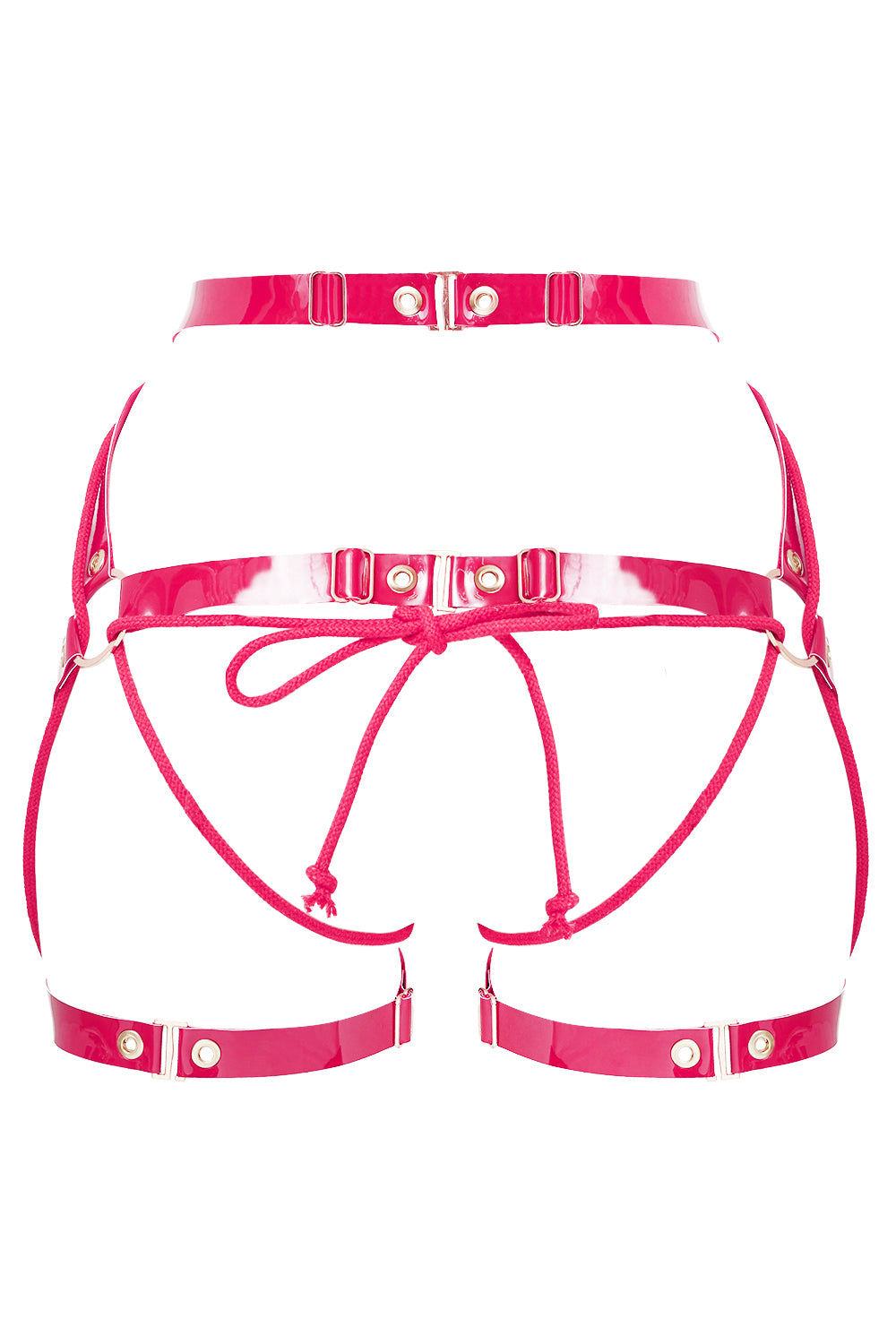 Geoma Shibari Fuchsia open belt by Secret Room