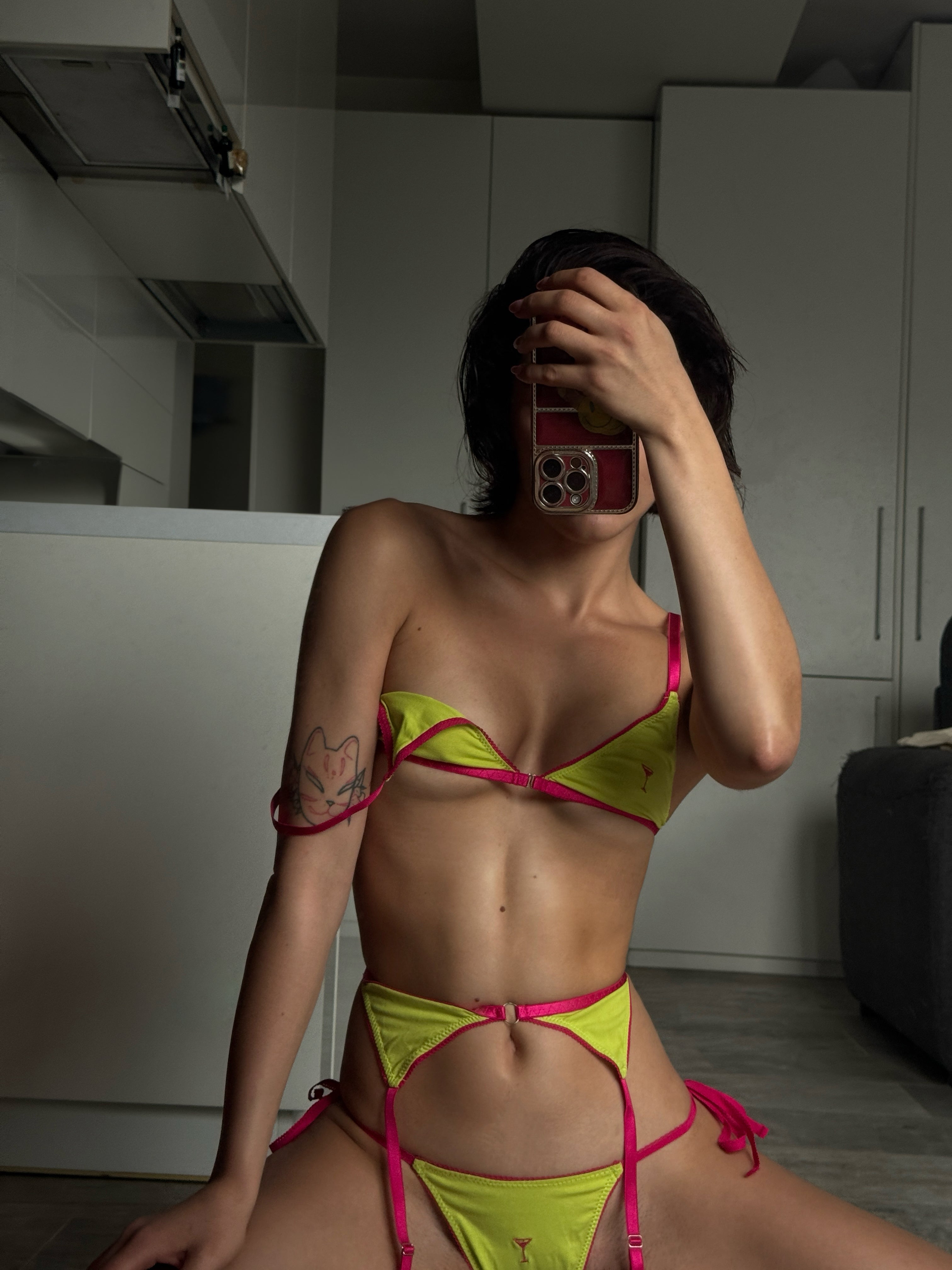 Mandy Party Lime soft bra