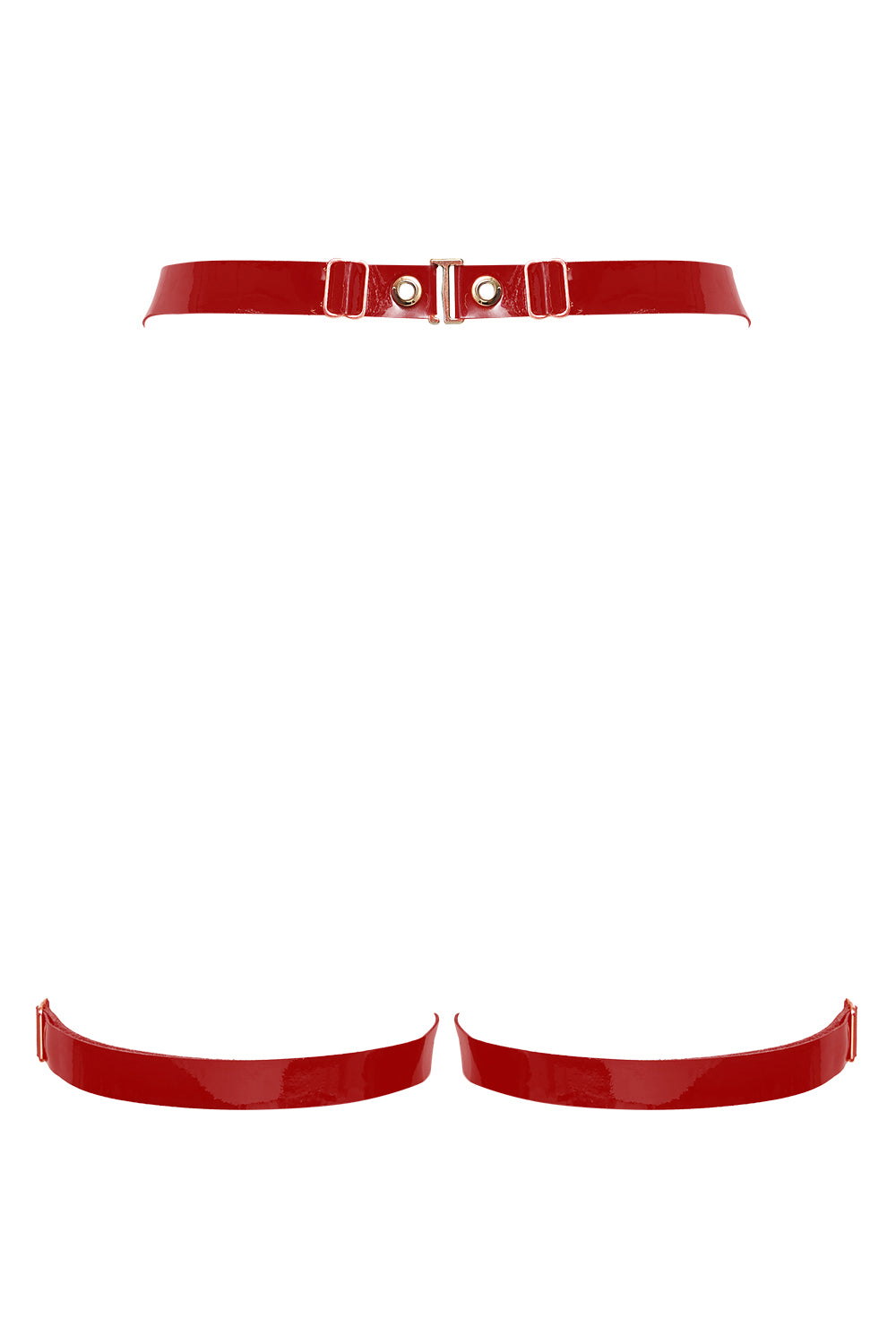 Larah Red open belt by Secret Room