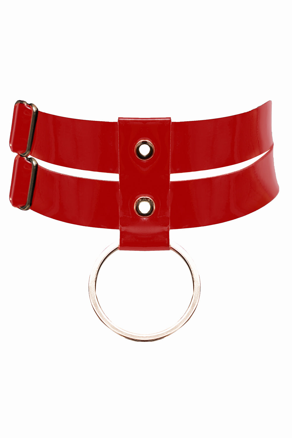 LadyBoss Red choker by Secret Room