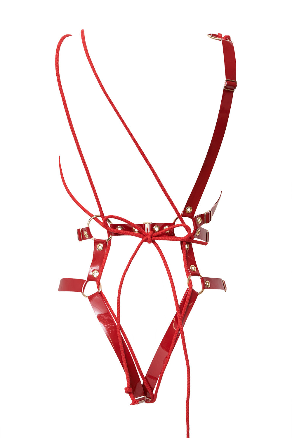 Spider Shibari Red bodysuit Secret Room