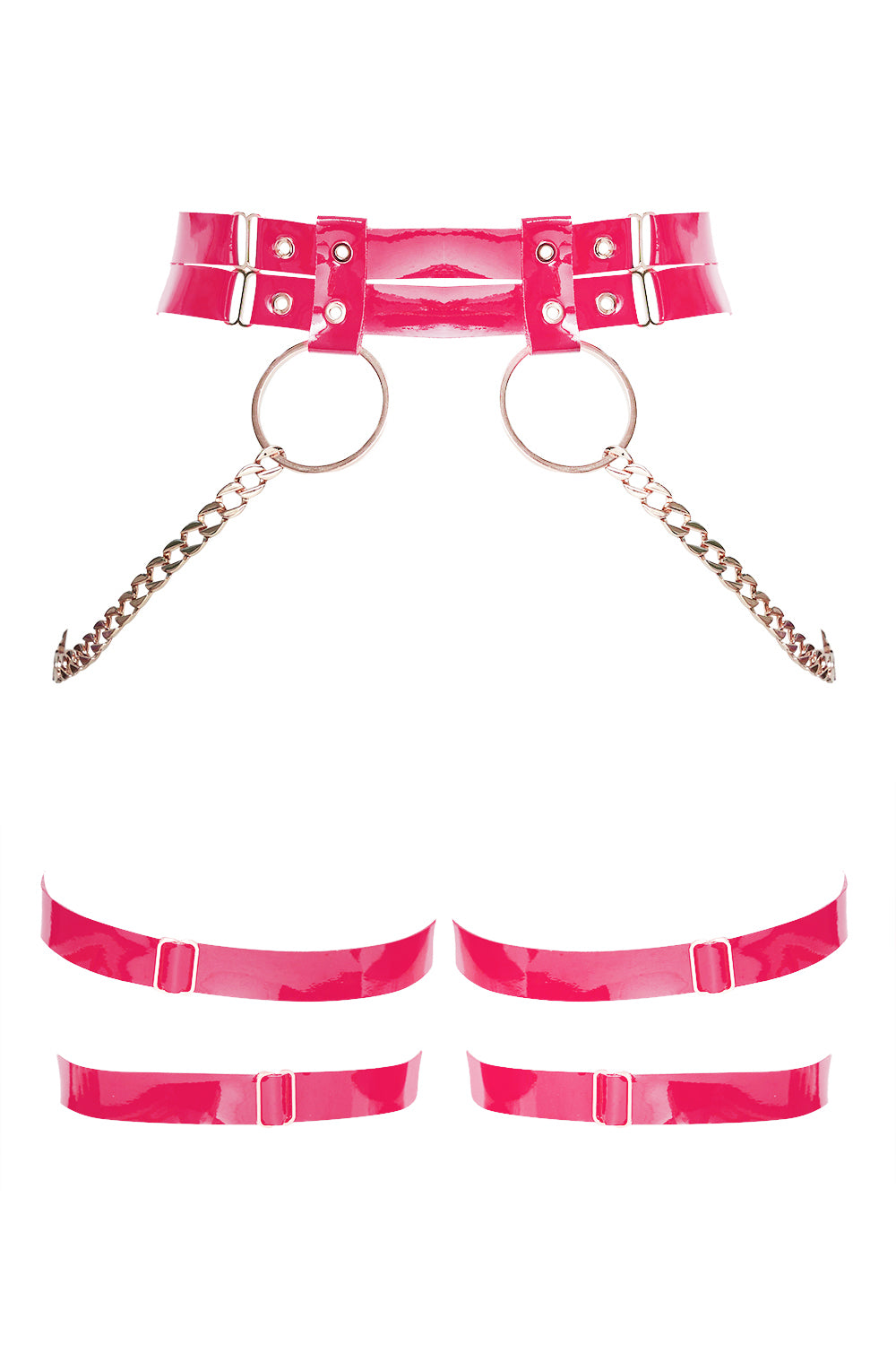 Punk Fuchsia open belt by Secret Room