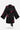 Kasumi Singnatures black garden mini kimono robe