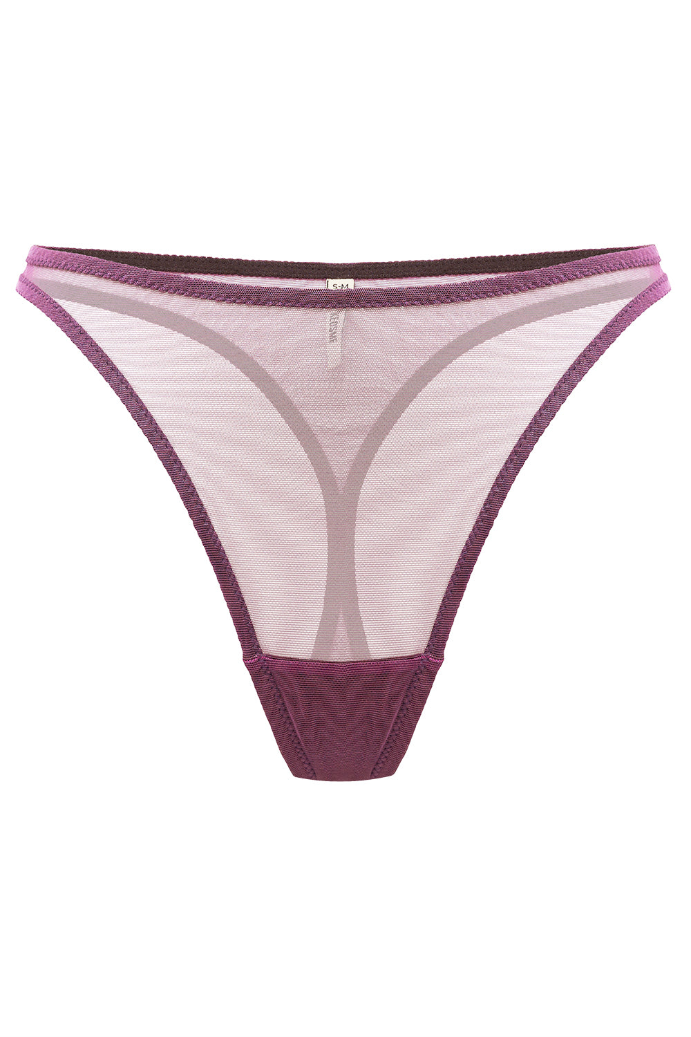 Parabola Plum high waisted thongs Re-edition