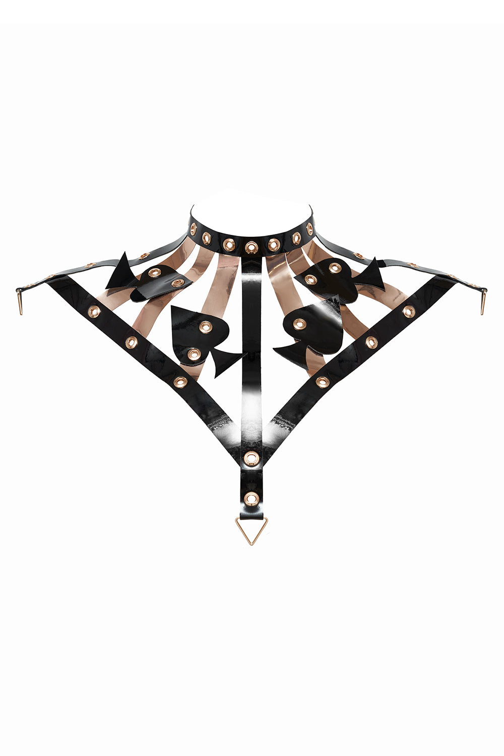 Spade Black/Gold Collar by Secret Room