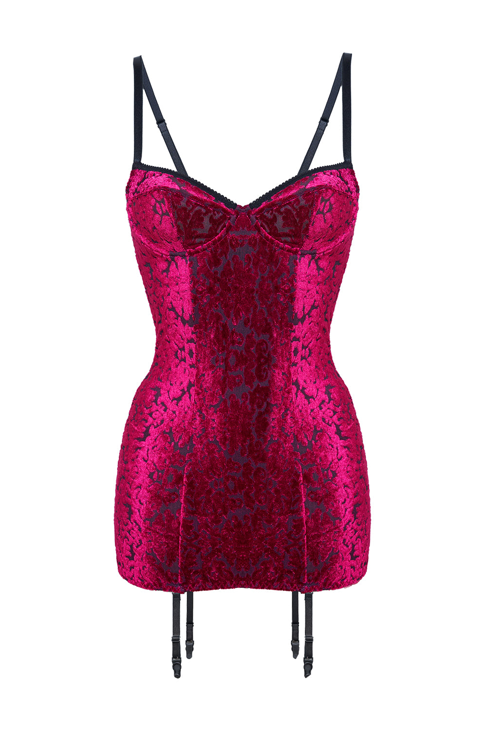 Francesca Ruby garter dress