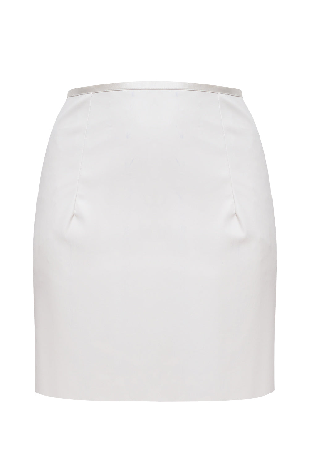 Melody White mini skirt for YULIA NELSON