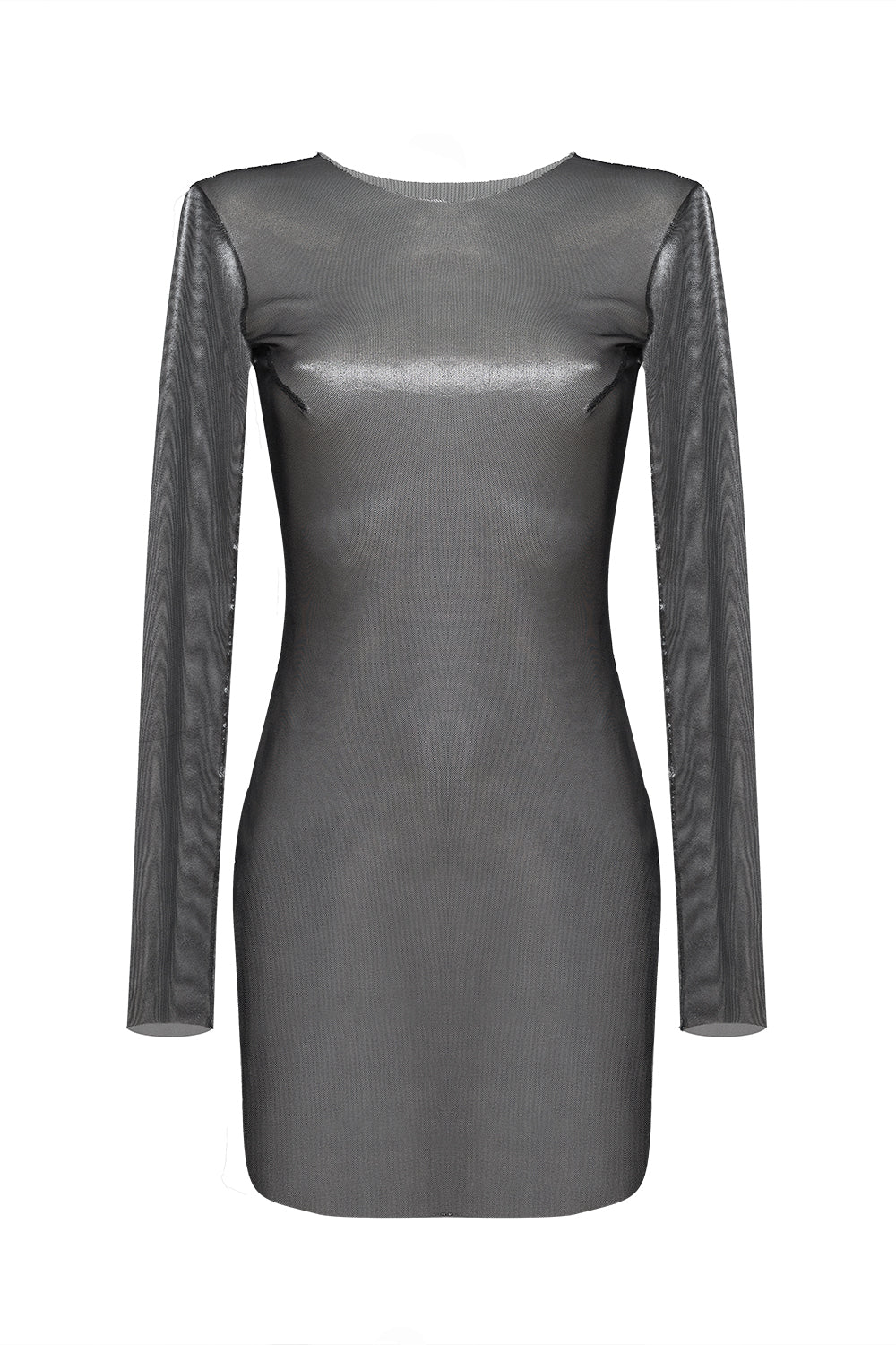 Tefia Silver mini dress for YULIA NELSON
