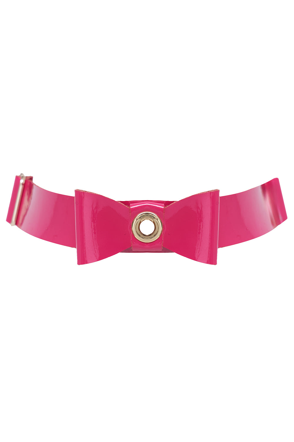 BlackTie Fuchsia choker with bow by Secret Room