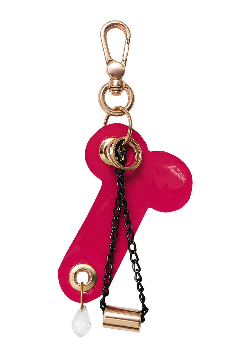 Dickie Fuchsia keychain by Secret Room