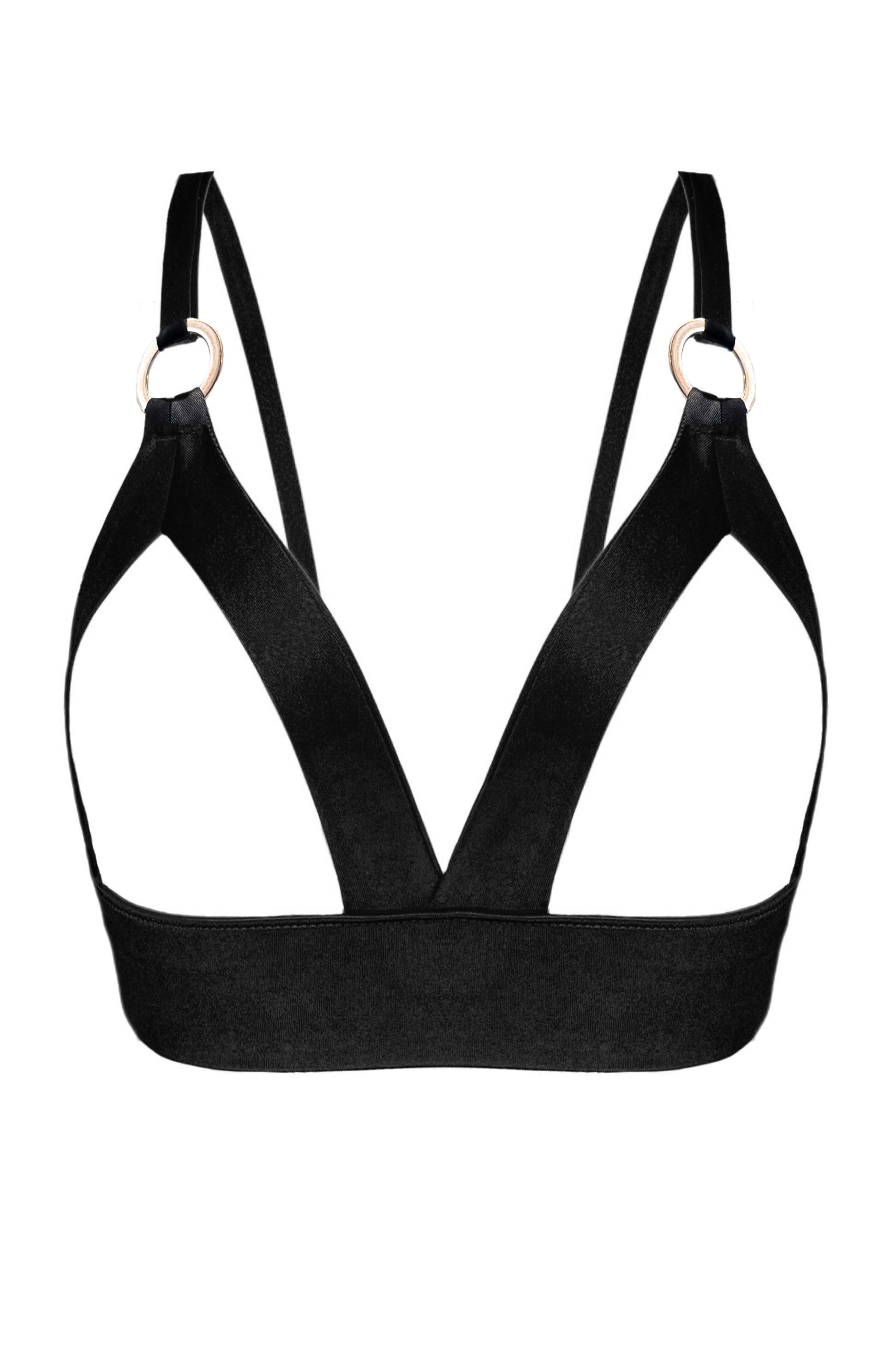 Moulin Rouge Black open bra