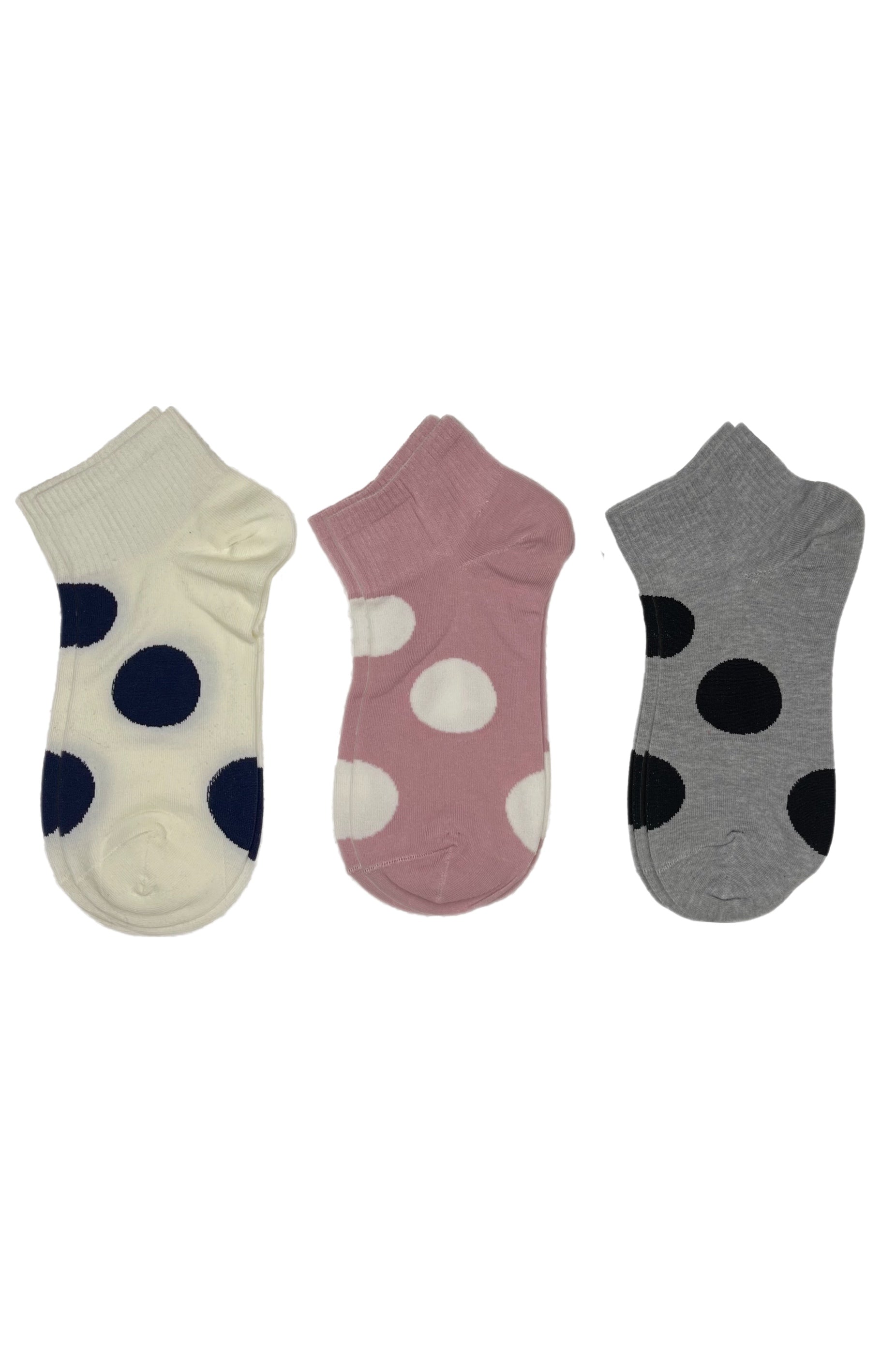 3-pack dots socks
