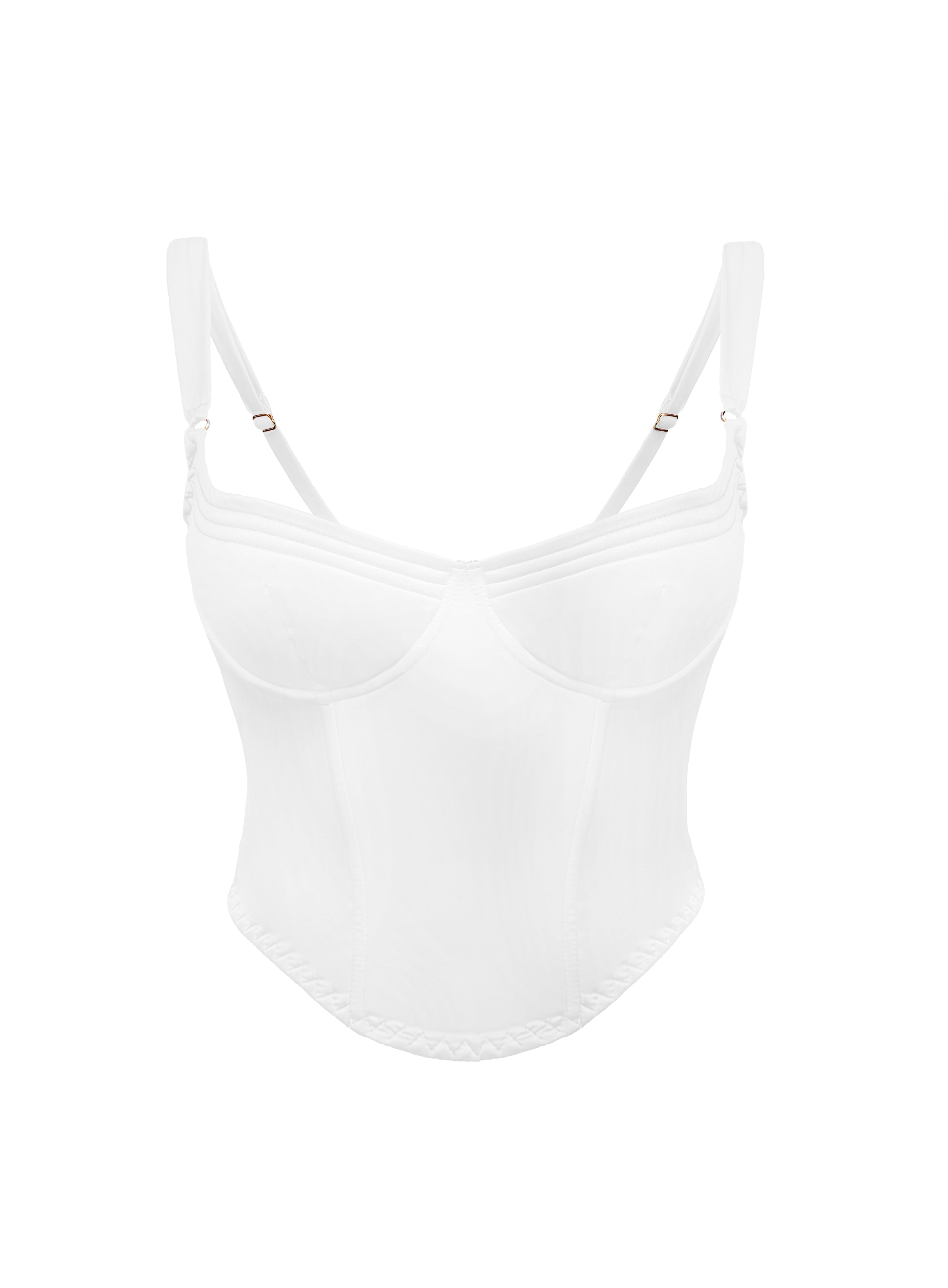 Cymothoe Ivory corset for YULIA NELSON