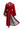 Tamae Singnatures red velvet kimono robe