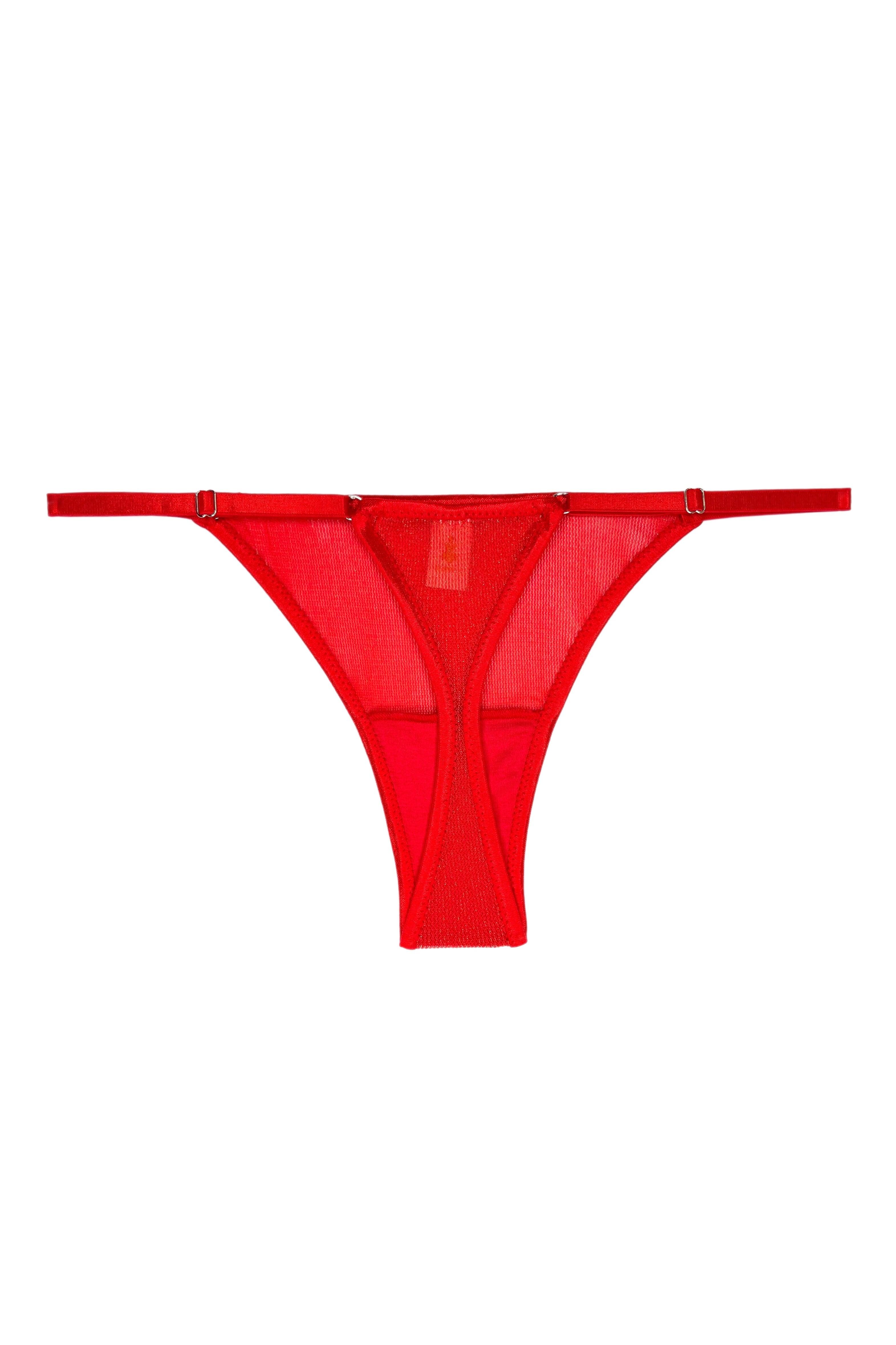 Wildly Gold red ultra thongs - yesUndress