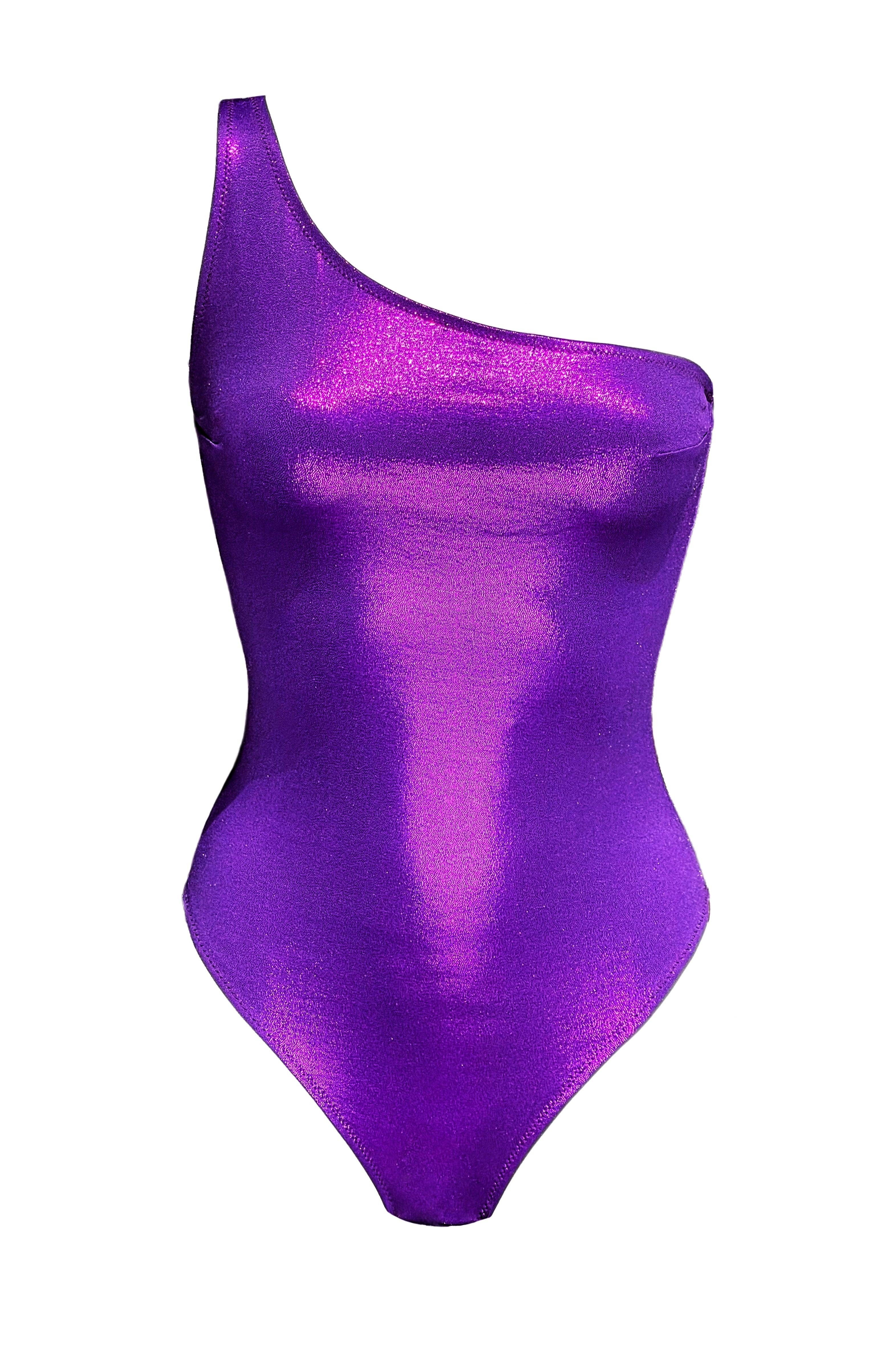 Amelia metallic violet swimsuit - yesUndress