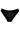 Comfort cotton black slip panties - yesUndress