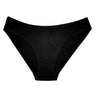 Comfort cotton black slip panties - yesUndress